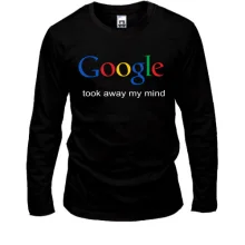 Чоловічий лонгслів Google took away my mind