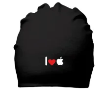 Бавовняна шапка I love apple