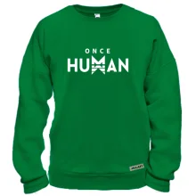 Свитшот Once Human с белой эмблемой