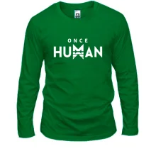Лонгслів Once Human з білою емблемою