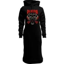 Худі сукня Pantera (з черепом)