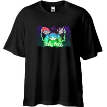 Футболка Oversize Sally Face с Салли и Ларри