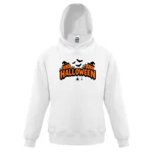 Дитяча толстовка Напис Halloween з гарбузами
