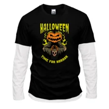Мужской лонгслив Комби Halloween - Time for Horror