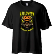 Футболка Oversize Halloween - Time for Horror