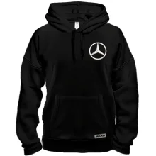 Толстовка Mercedes с вышитым логотипом (Вышивка)