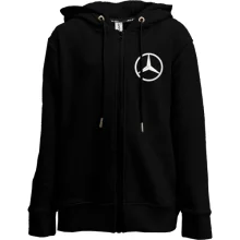 Дитяче худі на блискавці Mercedes з вишитим логотипом (Вишивка)