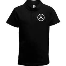 Дитяча футболка поло Mercedes з вишитим логотипом