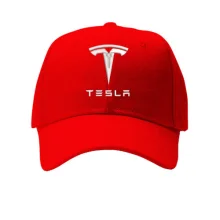 Кепка Tesla — вишитий логотип (Вишивка)