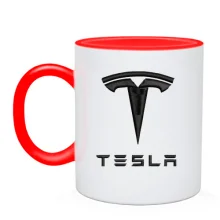 Чашка Tesla — вышитый логотип