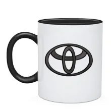 Чашка Toyota с эмблемой без надписи
