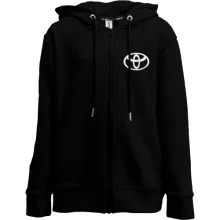 Дитяче худі на блискавці Toyota з емблемою без напису (Вишивка)