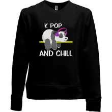 Детский свитшот без начеса K-POP and Chill