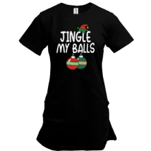 Туника с новогодними шарами "jingle my balls" 2