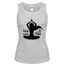 Жіноча майка Keep Calm an Do Yoga
