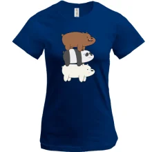 Футболка We bare bears (3 медведя)