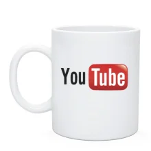 Чашка з логотипом YouTube