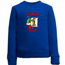 Дитячий світшот Grinch Mode ON-OFF
