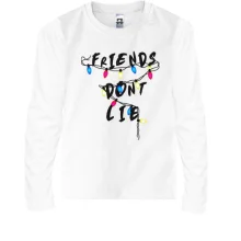 Дитячий лонгслів Friends dont lie