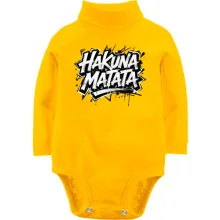 Детское боди с длинным рукавом Hakuna Matata