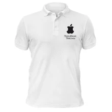 Футболка поло Apple - Think twice