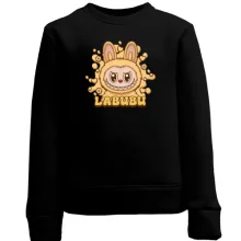 Детский свитшот Labubu желтый