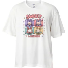 Футболка Oversize Sweet Labubu