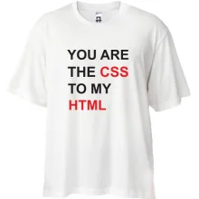 Футболка oversize CSS+HTML