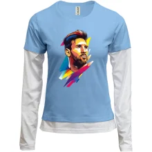 Комбинированный лонгслив Messi ART