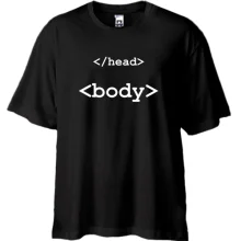 Футболка Oversize Head Body