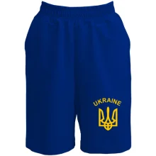 Шорты с надписью «Ukraine» и тризубом