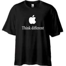 Футболка Oversize Think different
