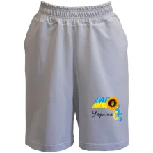 Шорти з прапором України, соняшником і тризубом