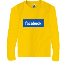Дитячий лонгслів з логотипом Facebook