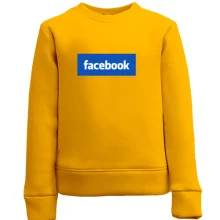 Детский свитшот с логотипом Facebook