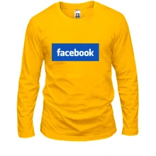 Чоловічий лонгслів з логотипом Facebook
