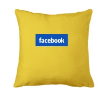 Подушка з логотипом Facebook