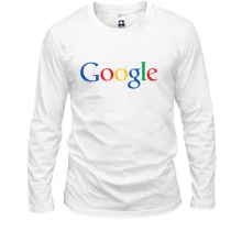 Лонгслив с логотипом Google
