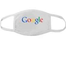 Маска с логотипом Google