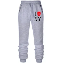 Штаны из футера без начеса I Anonymous NY
