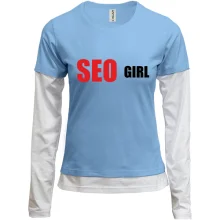 Женский лонгслив Комби SEO girl