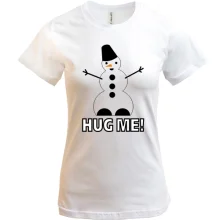Футболка зі сніговиком Hug me!