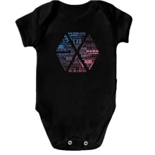 Дитяче боді EXO з логотипів