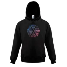 Детская толстовка EXO из логотипов