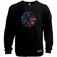 Світшот без начосу EXO з логотипів