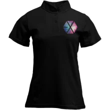 Футболка с воротником стойкой EXO (космос)