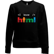 Детский свитшот без начеса Я знаю html