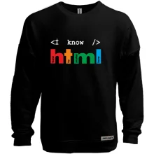 Свитшот без начеса Я знаю html