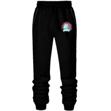 Штани з футера без начосу Baby unicorn blue