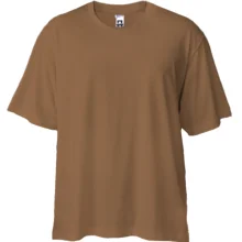 Коричневая футболка Oversize "ALLAZY" (койет)